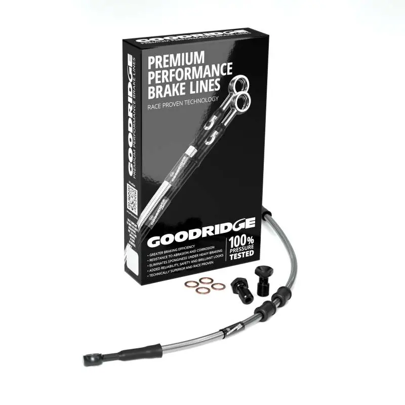 Today Only Goodridge 14-22 HD XL1200X FORTY-EIGHT (w/ABS) +10in Clear Brake Line Kit w/Stainless Steel Fittings