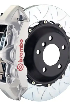 Brembo 10-15 Camaro V6 Front GT BBK 6 Piston Cast 380x32 2pc Rotor Slotted Type-3-Silver Same Day Shipping