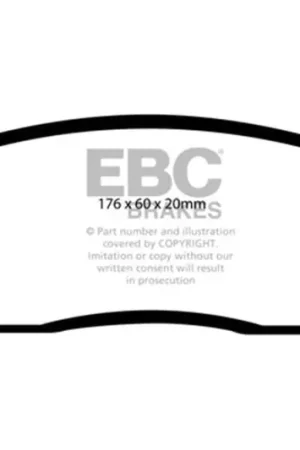 EBC 04 Ford F150 4.2 (2WD) 6 Lug Yellowstuff Front Brake Pads Best Seller