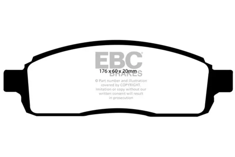 EBC 04 Ford F150 4.2 (2WD) 6 Lug Yellowstuff Front Brake Pads Best Seller