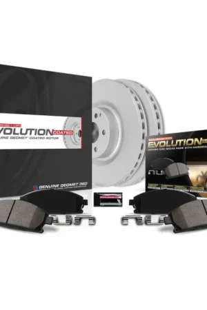 Must Have Power Stop 06-09 Chevrolet Trailblazer Front Z17 Evolution Geomet Coated Brake Kit