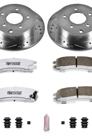 Budget Power Stop 06-12 Mitsubishi Eclipse Rear Z26 Street Warrior Brake Kit