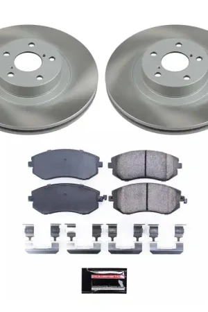 New Arrival Power Stop 05-12 Subaru Outback Front Semi-Coated Rotor Kit