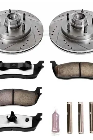 Fan Favorite Power Stop 97-00 Ford F-150 Front Z36 Truck & Tow Brake Kit
