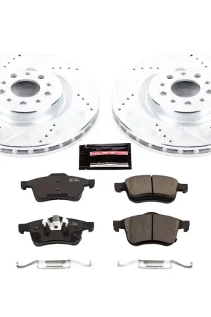 Top Rated Power Stop 15-18 Ram ProMaster City Front Z23 Evolution Sport Brake Kit