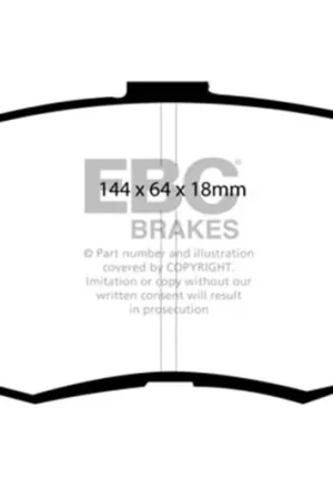 EBC 93-94 Lexus LS400 4.0 Ultimax2 Front Brake Pads Top Pick