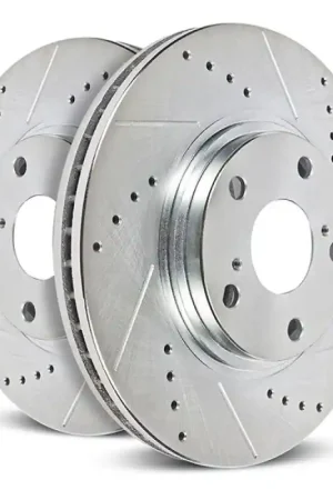 Power Stop 2021 Lincoln Corsair Front Drilled & Slotted Rotor (Pair) Wholesale
