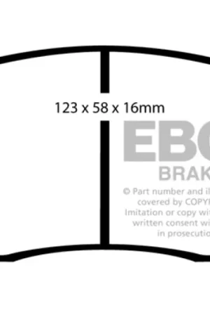 Brand New EBC 01-03 Mazda Miata MX5 1.8 (Sports Suspension) Greenstuff Front Brake Pads