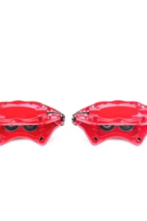 Power Stop 05-10 Chrysler 300 Rear Red Calipers w/o Brackets - Pair Crafted