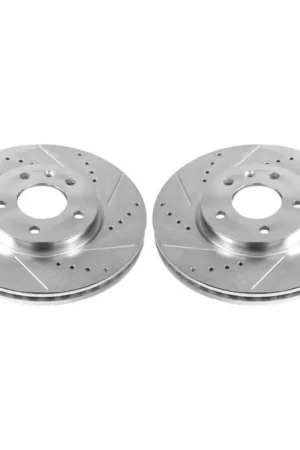 Factory Price Power Stop 17-19 Buick LaCrosse Front Evolution Drilled & Slotted Rotors - Pair