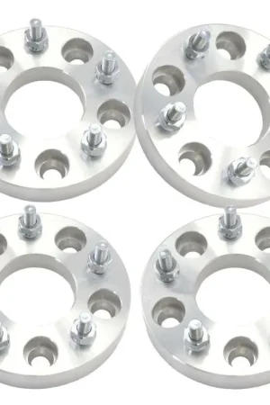 Free Returns 1.25" Wheel Adapter / Spacers - 5 Bolt ( Set of 4 ) 5x135/5.50-5x135 Bolt Pattern (1.25) 87.1 CB (M12 1.5) - SEE DESCRIPTION, 1 SET OF ADAPTERS AVAILABLE
