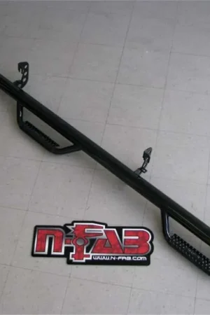 N-Fab T07107QC-6-TX Wheel To Wheel Nerf Step Bar 3" Black For Toyota Tundra Today Only