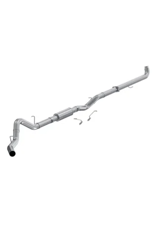 Crafted MBRP 4in Downpipe-Back Single Side Exit AL BKSJ S6005P