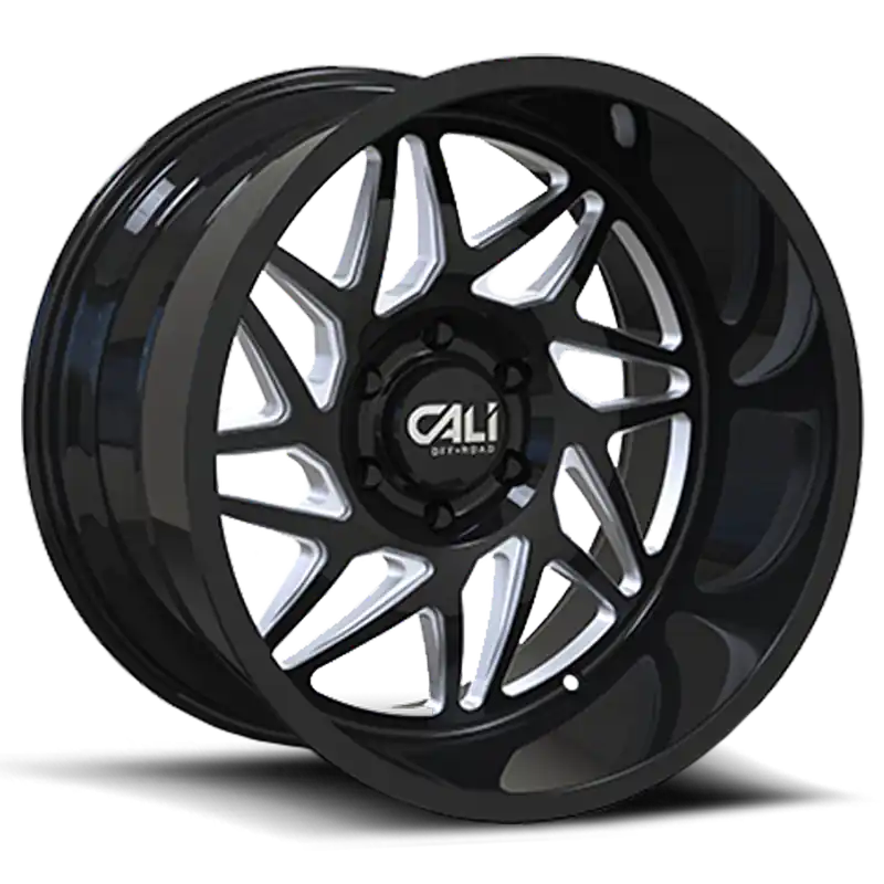 Money Back Guarantee Cast Aluminum Wheels Gemini 9112 GB 20x9 Milled Spokes Gloss Black 6 On 135 Bolt Pattern 0 Offset Cali Offroad Wheels