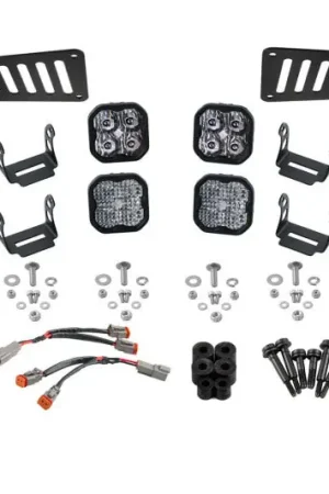 Diode Dynamics 18-21 Jeep JL Wrangler/Gladiator SS3 Cowl LED Bracket Kit - White Sport Seasonal Sale