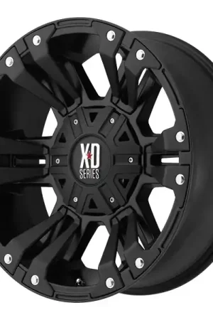 XD Series Wheels Monster II XD822 Matte Black 20x9 18mm Offset 8x180 Exclusive