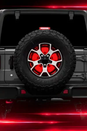 XK Glow Jeep 5th Wheel Light w/ Brake, Running, Reverse and Turn Signal Lights Top Rated