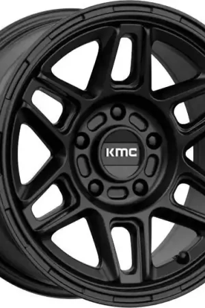 KMC Wheels Nomad KM716 Satin Black 17x8 38mm Offset 5x110 Mega Sale