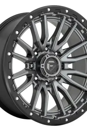 Fuel Offroad Wheels Rebel D680 Anthracite with Black Lip 22x12 -44mm Offset 8x170 Certified