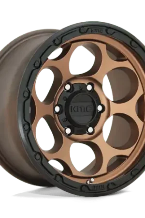Free Shipping KM541 17X8.5 6X5.5 M-BRZ BLK LP 18MM
