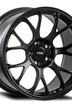 Konig Forged F1M 19X11 5X120.65 ET78 Satin Black Knurled Bead Best Price