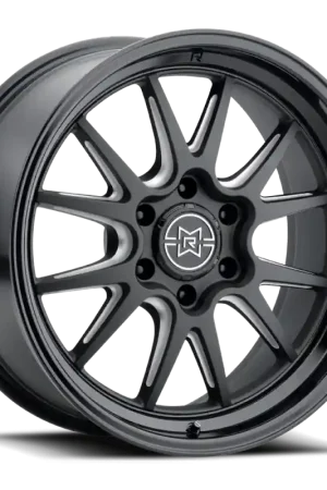 Next Day Delivery Method Raised MR802 22x10 / 8x180 BP / -18mm Offset / 124.1mm Bore - Double Black Milled Wheel