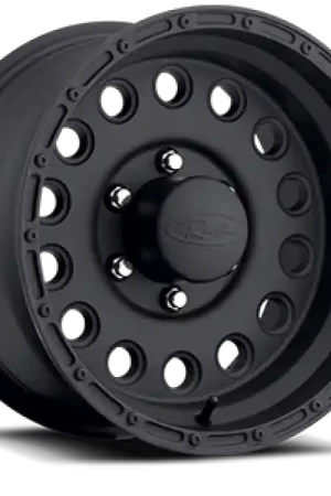 Raceline 887B Rock Crusher 15x10in / 5x114.3 BP / -47mm Offset / 83.82mm Bore - Satin Black Wheel Bargain