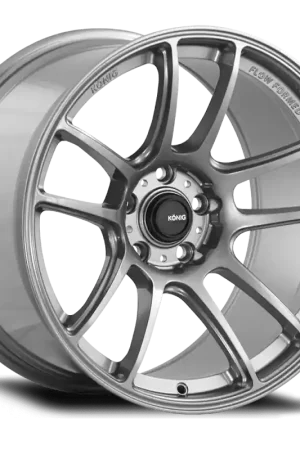 Hot Picks Konig Heliogram 18X10.5B 5X114.3 ET18 Titanium Metallic Knurled Bead Flow Formed