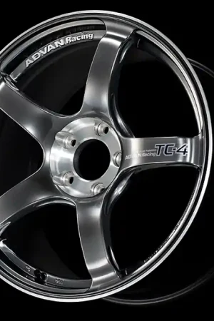 Buy Online Advan TC-4 SE 18x9.5 / +45 Offset / 5x114.3 / 73mm Bore / Racing Hyper Black and Diamond Cut