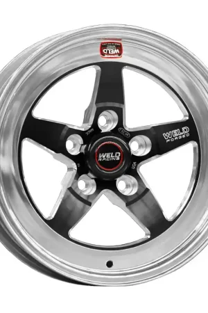 Weld S71 15x7.33 / 5x4.75 BP / 3.5in. BS Black Wheel (Medium Pad) - Non-Beadlock Price Cut