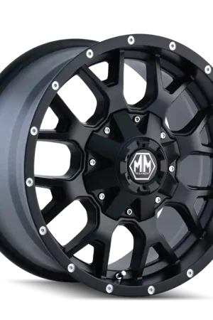 Sale Mayhem 8015 Warrior 18x9 / 8x165.1 BP / 18mm Offset / 130.8mm Hub Matte Black Wheel