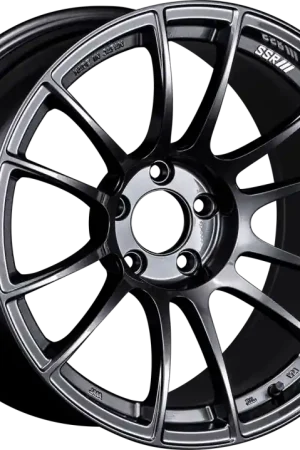 Crafted SSR GTX04 18x10.5 5x114.3 15mm Offset Dark Gunmetal Wheel