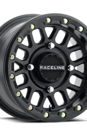 Raceline A92B Podium 14x7in / 4x137 BP / 38mm Offset / 110.18mm Bore - Satin Black Beadlock Wheel Shop Now
