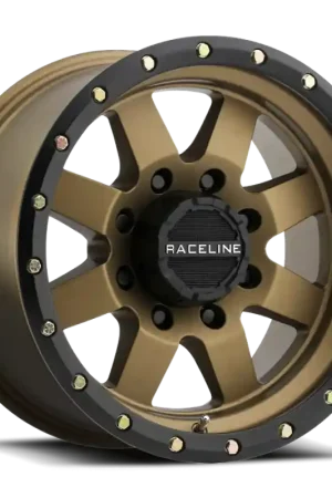 Price Drop Raceline 935BZ Defender 16x8in / 6x139.7 BP / 0mm Offset / 107.95mm Bore - Bronze Wheel