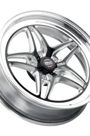 Free Delivery Weld S81 18x5 / 5x115 BP / 2.1in BS Black Wheel (High Pad) - Non-Beadlock