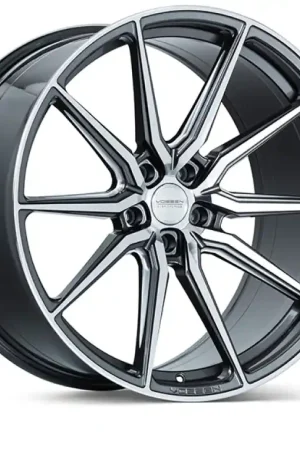 Special Discount Vossen HF-3 20x9 / 5x112 / ET25 / Flat Face / 66.5 - Gloss Graphite Polished Wheel