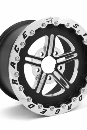 Popular Race Star 63 Pro Forged 15x10 SBL Sportsman 5x4.75 BC / 2.00in. BS Wheel - Black Anodized/Machined