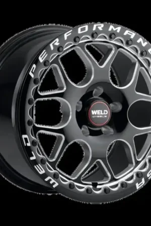 Weld Solana Beadlock 18x10 / 5x112 BP / ET40 / 78.1mm Bore - Gloss Black MIL DIA Wheel Shop Now