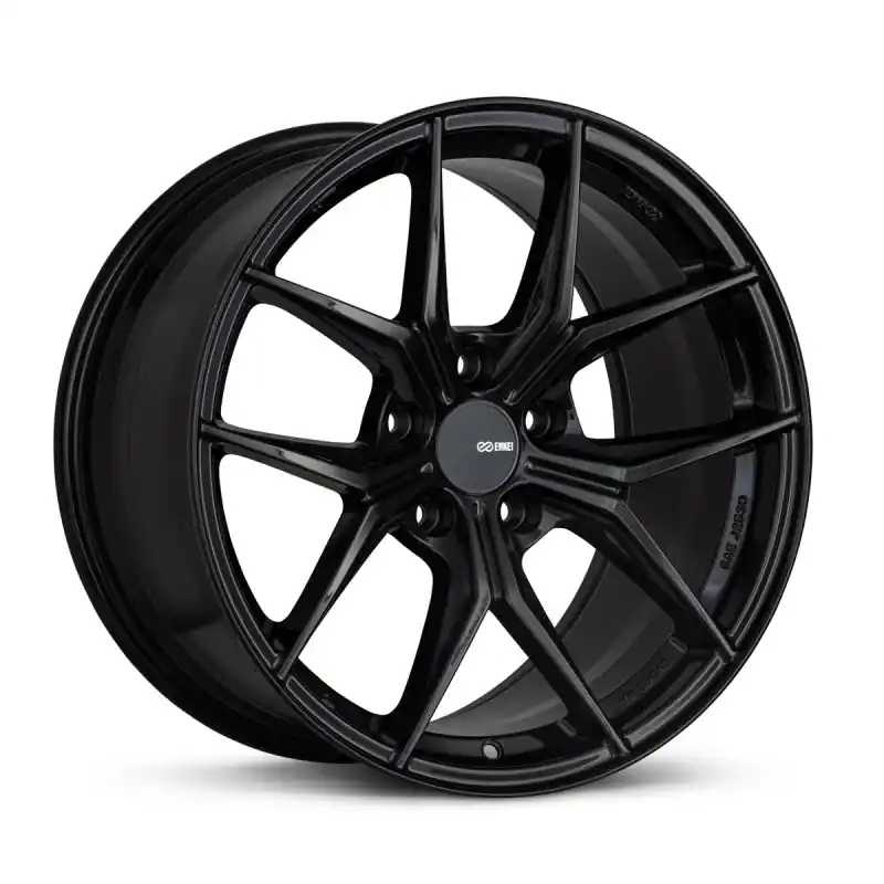 Enkei TSR-X 18x8 45mm Offset 5x114.3 BP 72.6 Hub Bore Gloss Black Wheel New Arrival