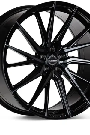 Affordable Vossen HF-4T 20x10 / 5x112 / ET50 / Deep Face / 66.5 - Tinted Gloss Black - Right Wheel