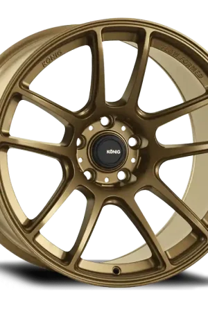 Reduced Price Konig Heliogram 19X8.5 5X114.3 ET32 Matte Bronze Knurled Bead Flow Formed