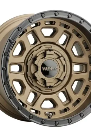 Weld Off-Road Crux 22x10in / 6x135 BP / ET -18 / 106.1mm Bore - Satin Bronze/Satin Black Ring Wheel Sale