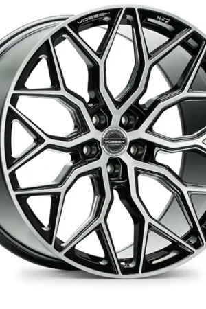 Vossen HF-2 19x9.5 / 5x112 / ET35 / Deep Face / 66.5 - Brushed Gloss Black Wheel Special Offer