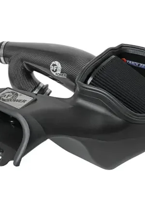 aFe 21-24 Ford F150 Raptor Track Series Carbon Fiber Cold Air Intake System w/ Black Pro 5R Filter Hassle-Free Returns