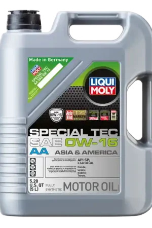 LIQUI MOLY 5L Special Tec AA Motor Oil SAE 0W16 Trusted Brand