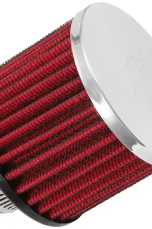 K&N 1.25in Flange ID x 3in OD x 2.5in H Rubber Base Crankcase Vent Filter Top Pick