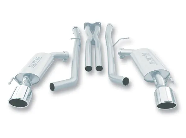 Borla 05-06 Pontiac GTO Coupe 2dr 6.0L 8cyl AT/MT 4spd/6spd RWD SS Catback Exhaust w/ inXin Pipe Professional Grade