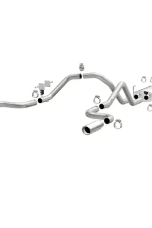 MagnaFlow 14 Toyota Tundra V8 4.6L/5.7L Stainless Cat Back Exhaust Dual Split Rear Exit Low Price
