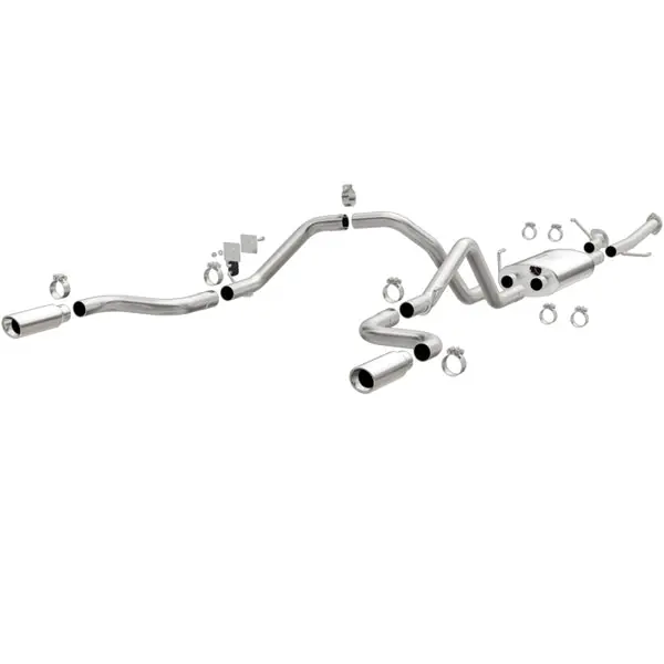 MagnaFlow 14 Toyota Tundra V8 4.6L/5.7L Stainless Cat Back Exhaust Dual Split Rear Exit Low Price