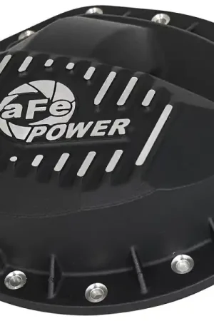 aFe Power Pro Series Rear Differential Cover Black w/Machined Fins 16-17 Nissan Titan XD(AAM 9.5-14) New Arrival